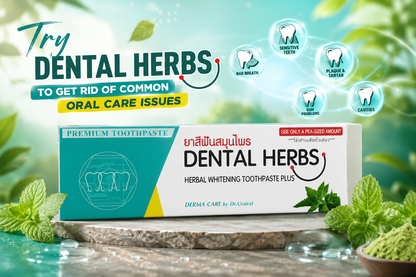 Dental Herbs Premium Herbal Whitening Toothpaste – DERMA CARE By Dr Urairat