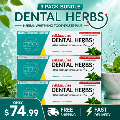 Dental Herbs Premium Herbal Whitening Toothpaste – DERMA CARE By Dr Urairat